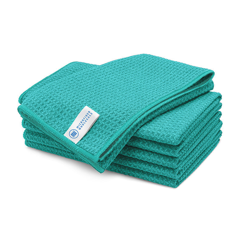 16"x16" Microfiber Waffle Weave Towel - Pack of 6