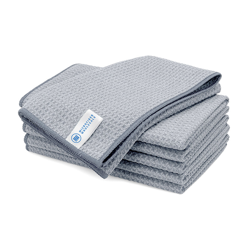 16"x16" Microfiber Waffle Weave Towel - Pack of 6