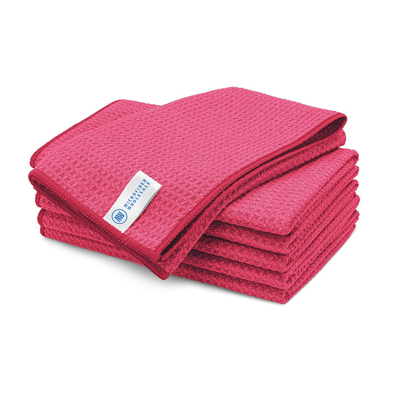 16"x16" Microfiber Waffle Weave Towel - Pack of 6