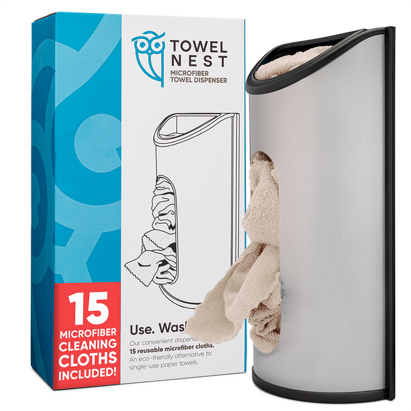 Dailies Microfiber Cleaning Cloths | 60-Pack (Black) 12 Dailies Microfiber Cleaning Cloths | 60-Pack (Black) 12