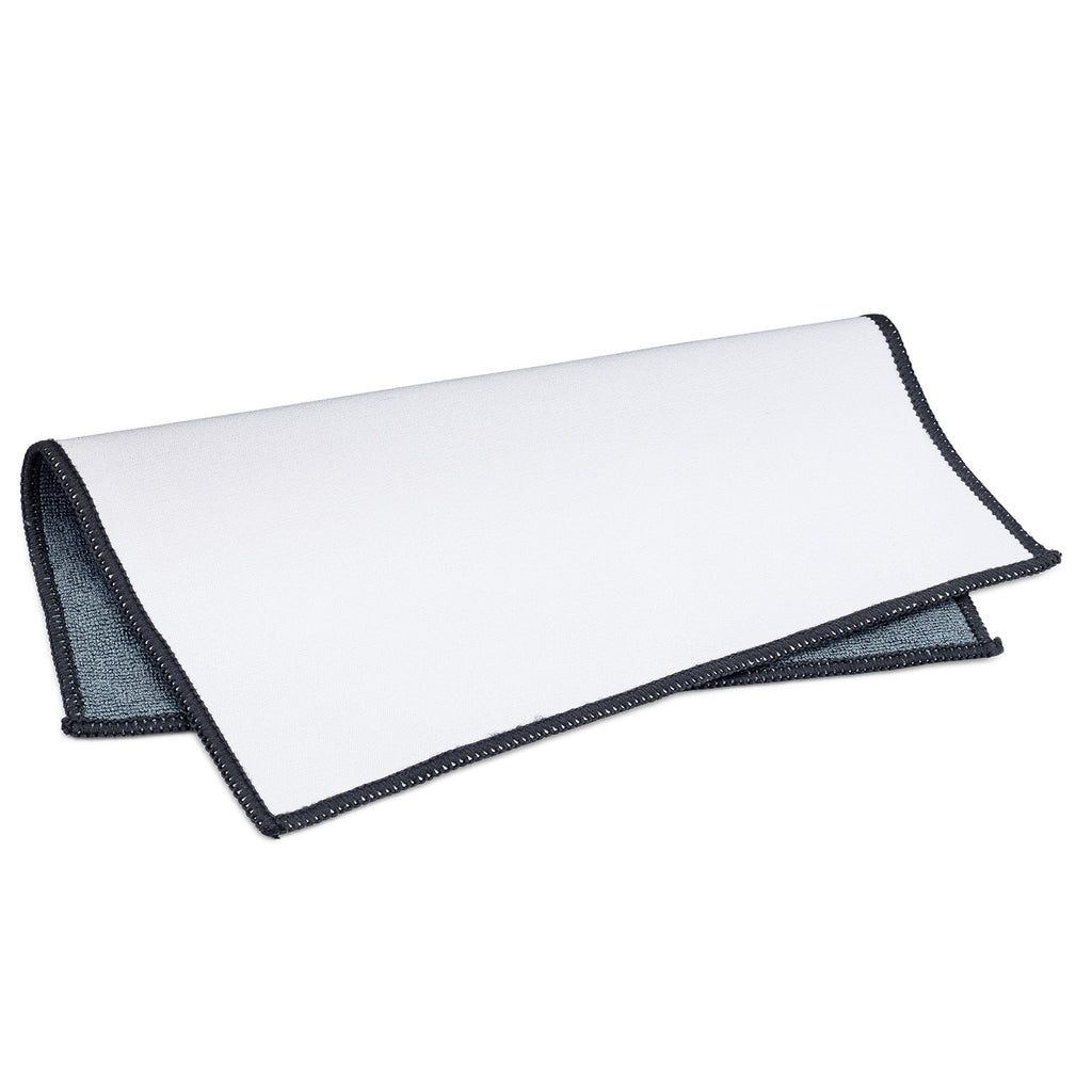 Printed 8"x8" MW Quick Screen & Eyeglass Cleaning Cloths Black Border