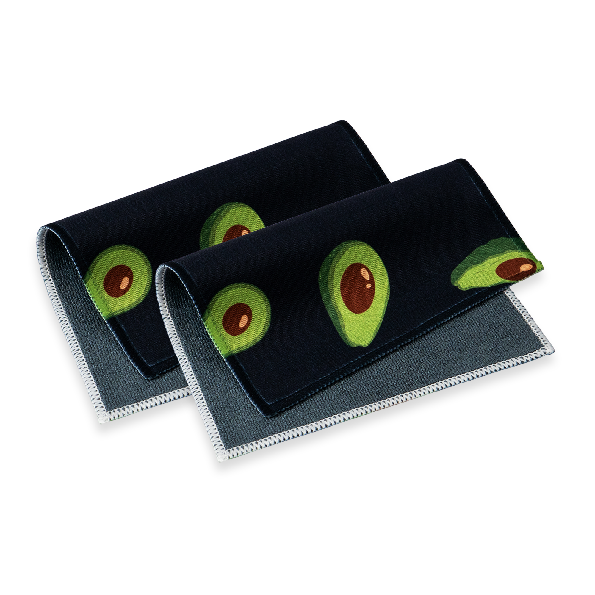 5x7 Microfiber Lens & Glass Cleaning Cloth - 2 Pack With Case
