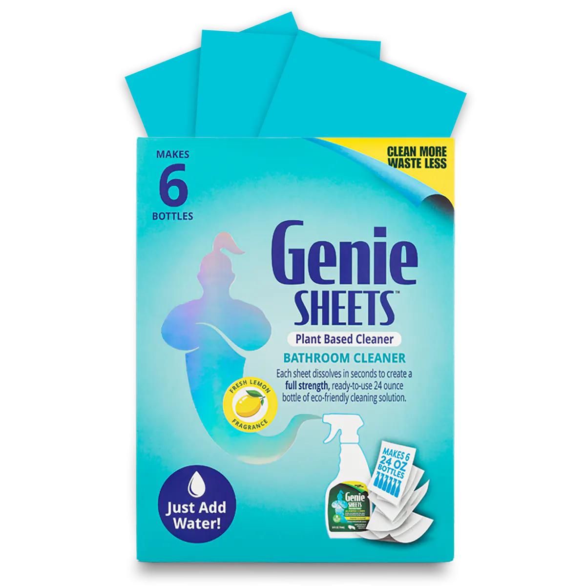 Looking for Refills?Get the Bathroom Genie Sheets in a refill pack of six.