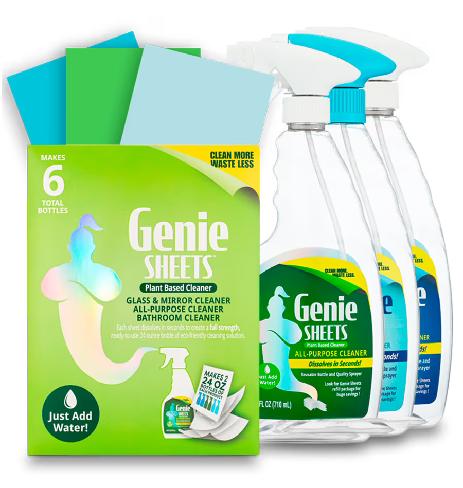 Or For a Complete Home CleanTry the Genie Sheets Starter kit.