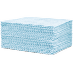 stack of blue microfiber rags