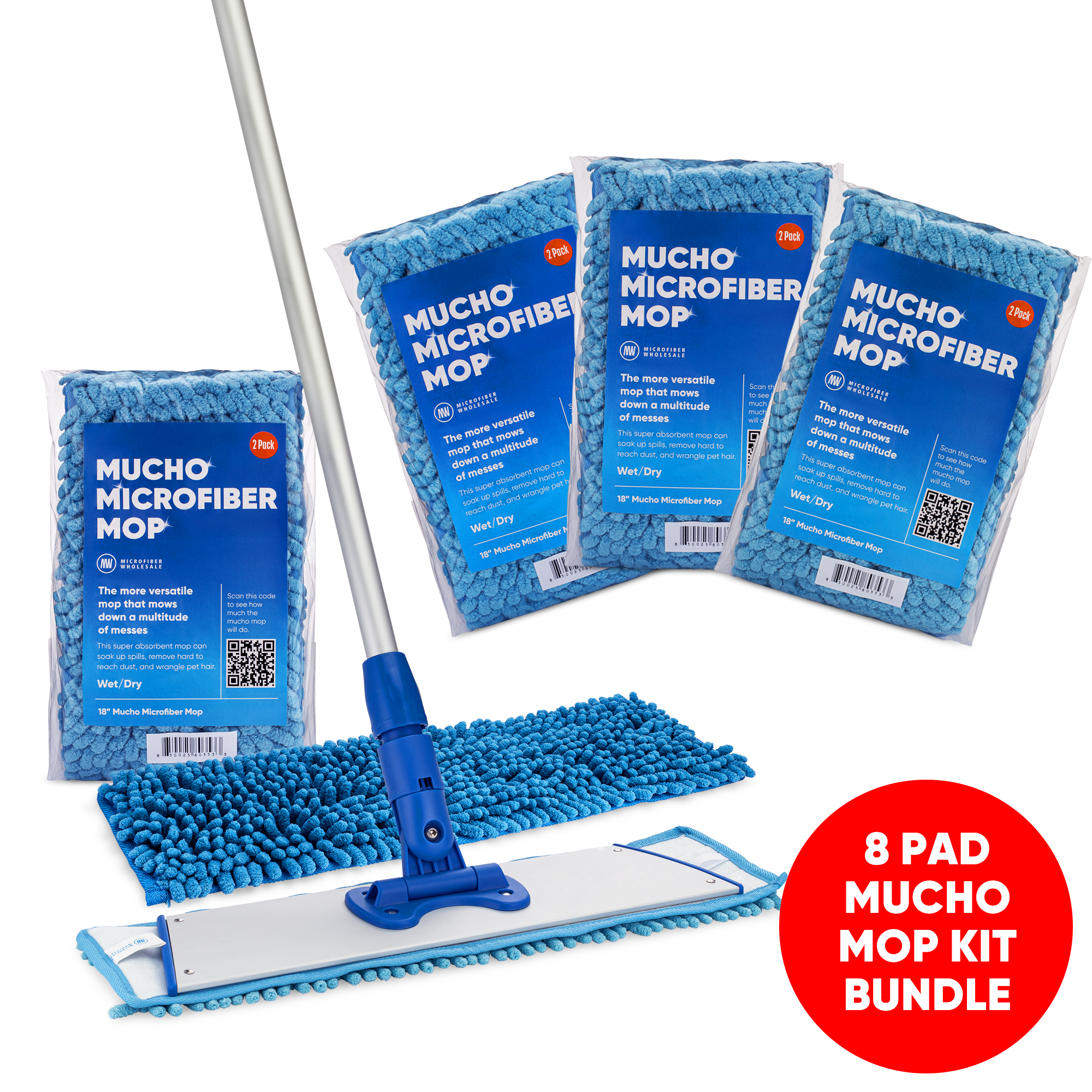 18" Mucho Mop kit with Extra Pads Bundle Kit