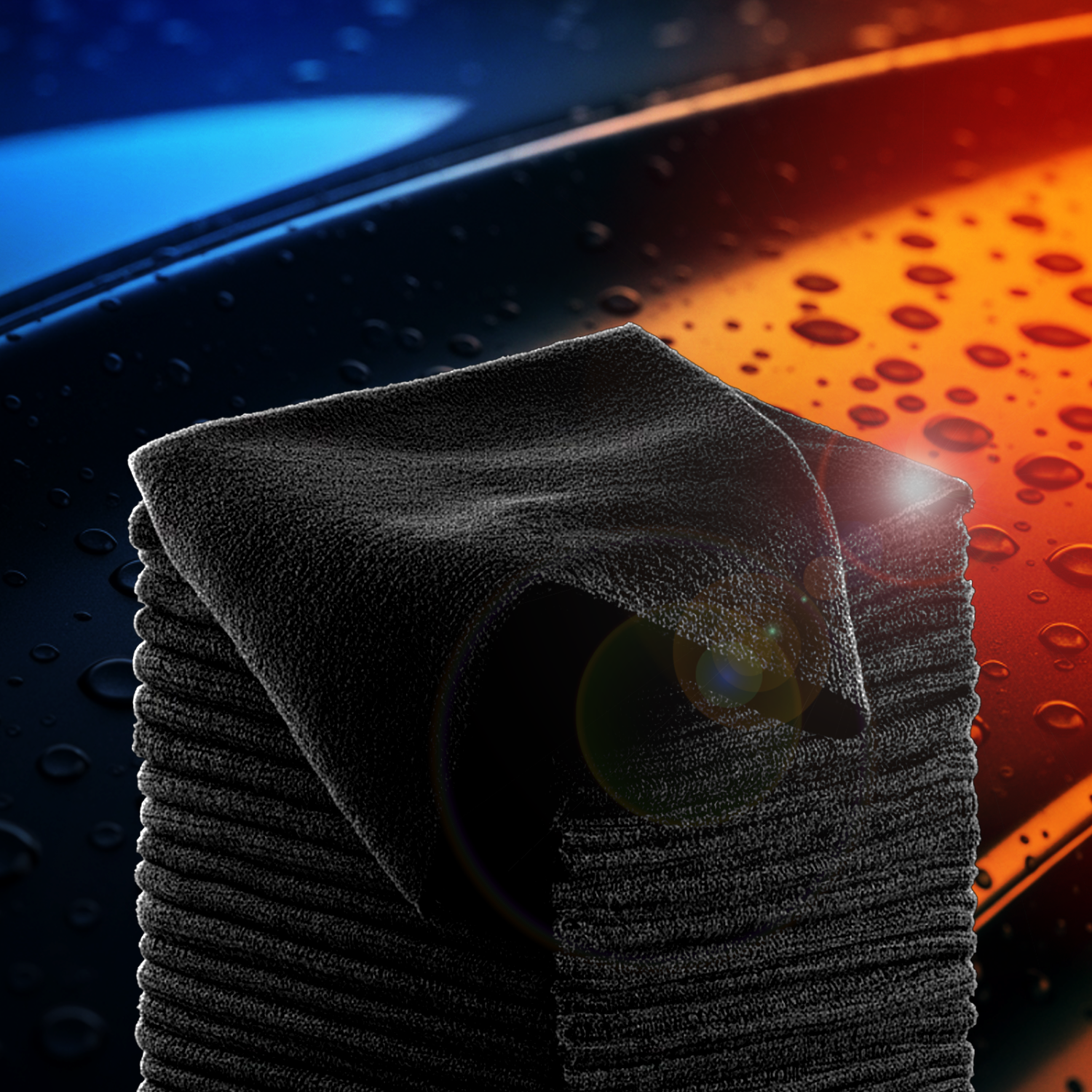 12x12 200GSM Microfiber Car Wash Towel - Bale of 1000