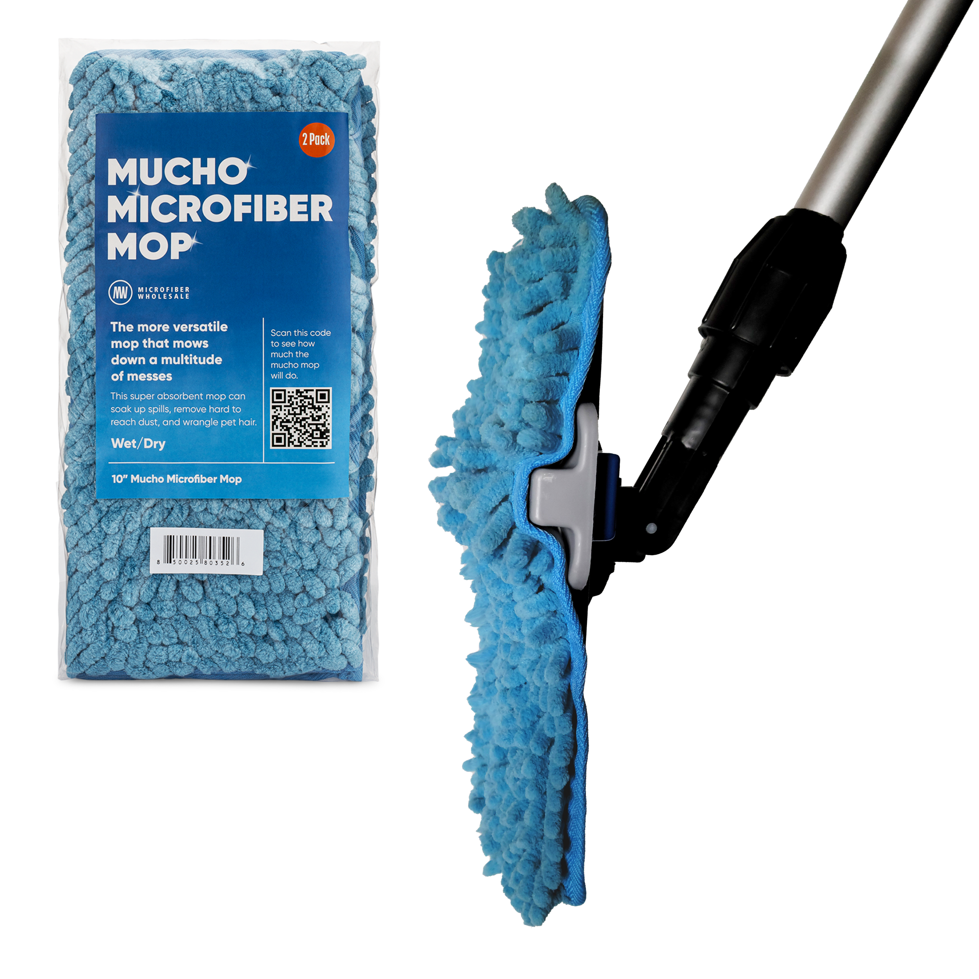 10" Mucho Mop Baseboard Pro Kit (Contour Mop Version)
