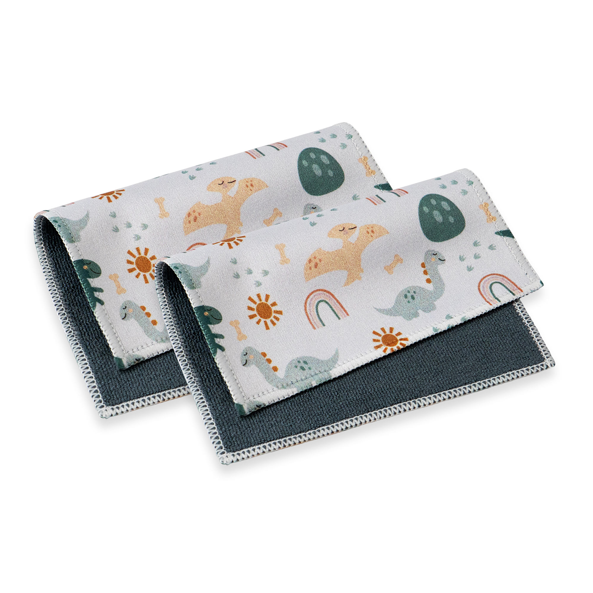 5x7 Microfiber Lens & Glass Cleaning Cloth - 2 Pack With Case
