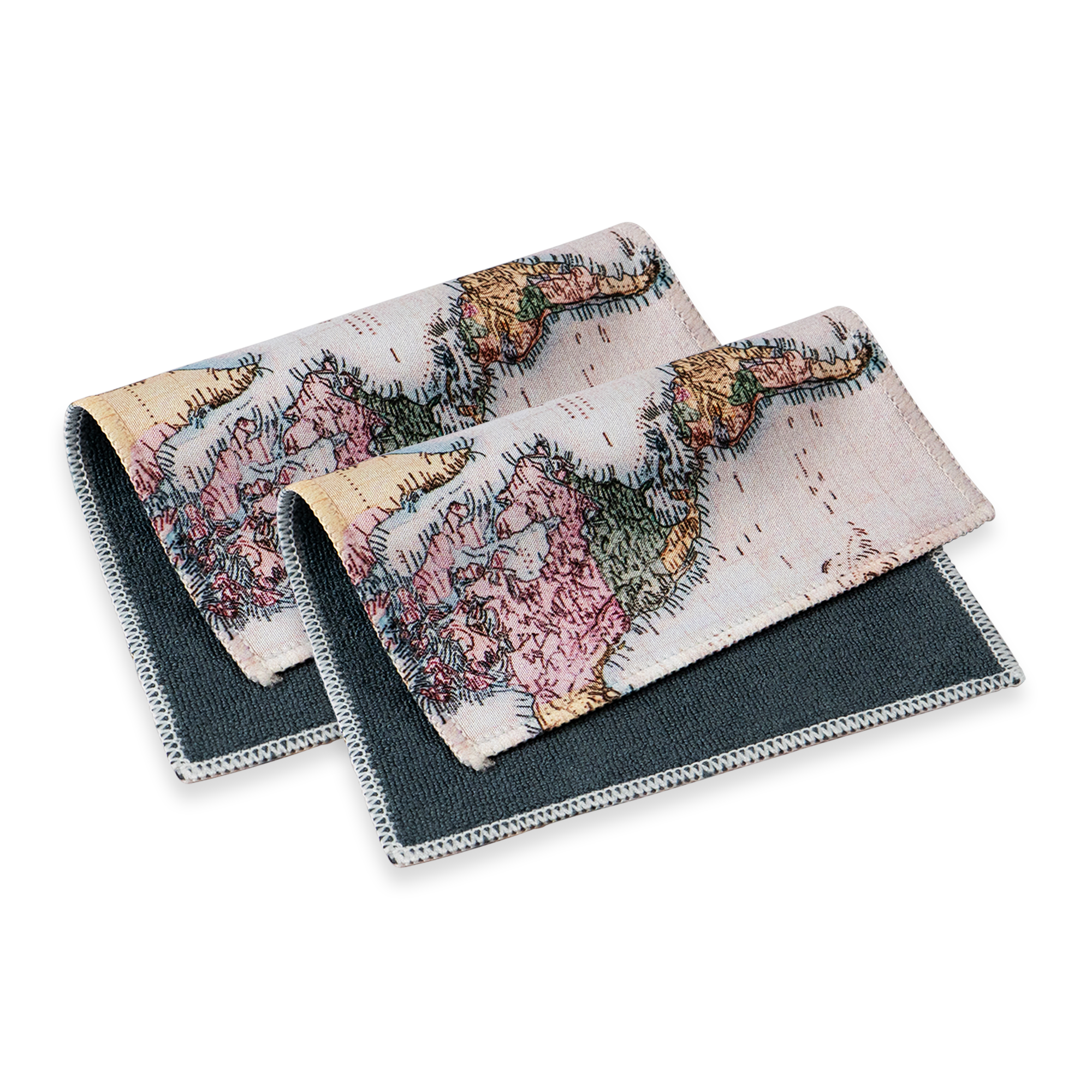 5x7 Microfiber Lens & Glass Cleaning Cloth - 2 Pack With Case