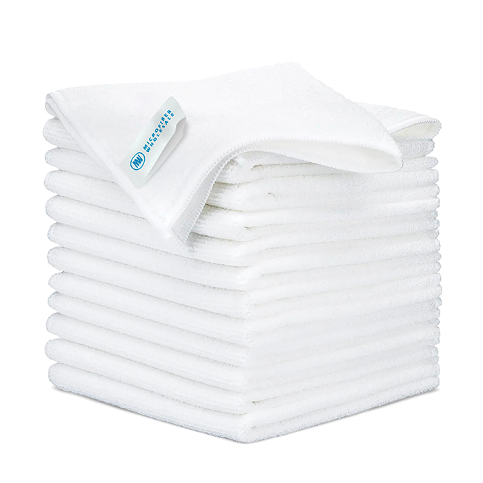 12”x12” MW Pro Multi-Surface Microfiber Cleaning Cloth - Pack of 12 - The Maids