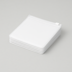 a stack of plastic pouches