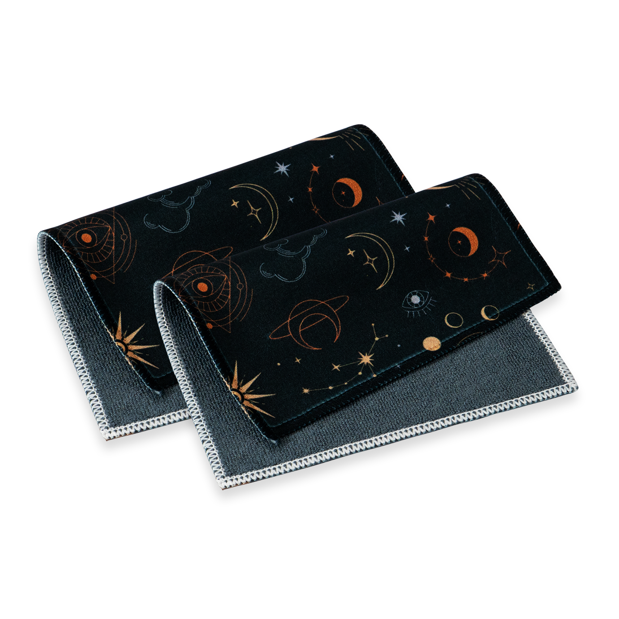 5x7 Microfiber Lens & Glass Cleaning Cloth - 2 Pack With Case