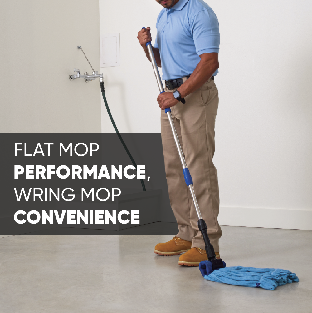 Large Commercial Microfiber Tube Mop - Pack of 3