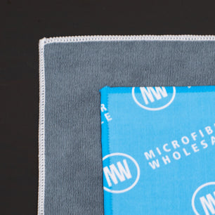 closeup detail of a microfiber lens cloth