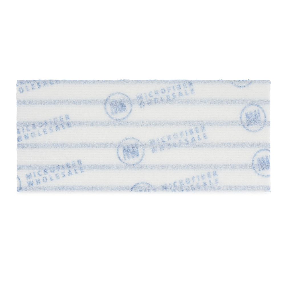 10" MWipes® Semi-Disposable Mop Pad - Blue Stripe - 25 Pack