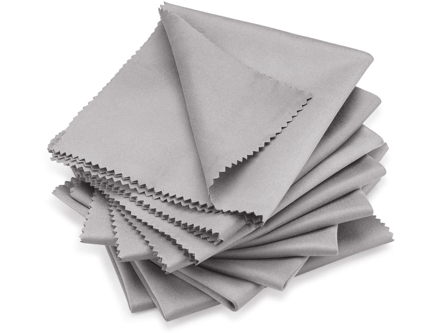 12"x12" Microfiber Silk Lens Cloth - Pack of 10