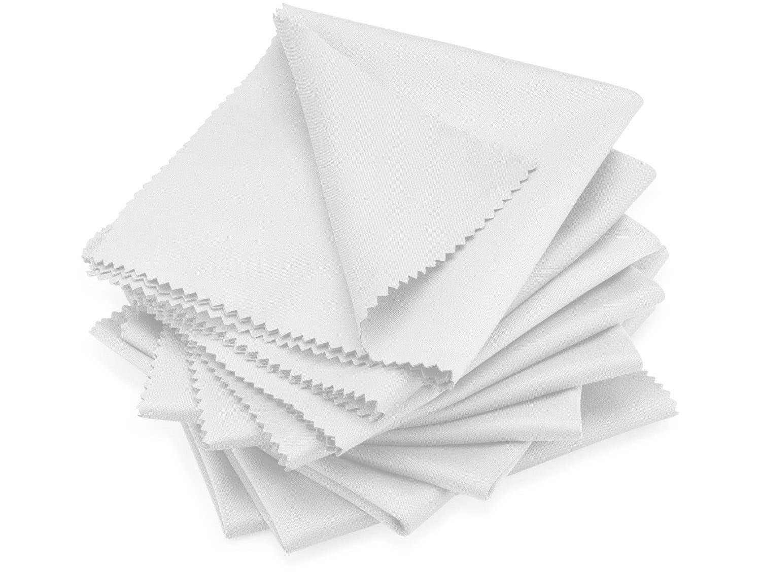 12"x12" Microfiber Silk Lens Cloth - Pack of 10