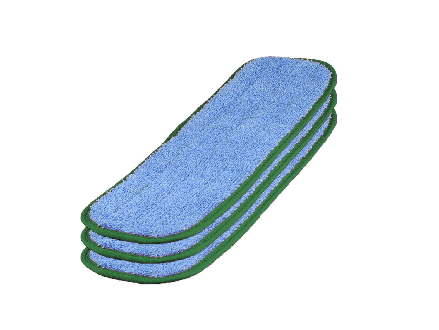 Almohadillas de Microfibra de 18 Pulgadas para Mopas Húmedas Codificada por colores para prevenir la Contaminación Cruzada MWMCC-