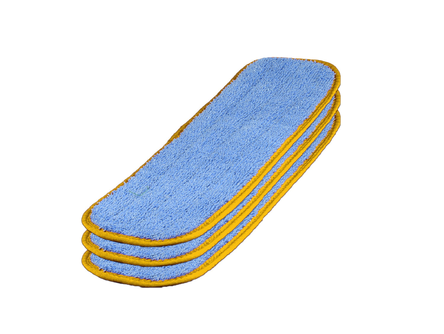 Almohadillas de Microfibra de 18 Pulgadas para Mopas Húmedas Codificada por colores para prevenir la Contaminación Cruzada MWMCC-
