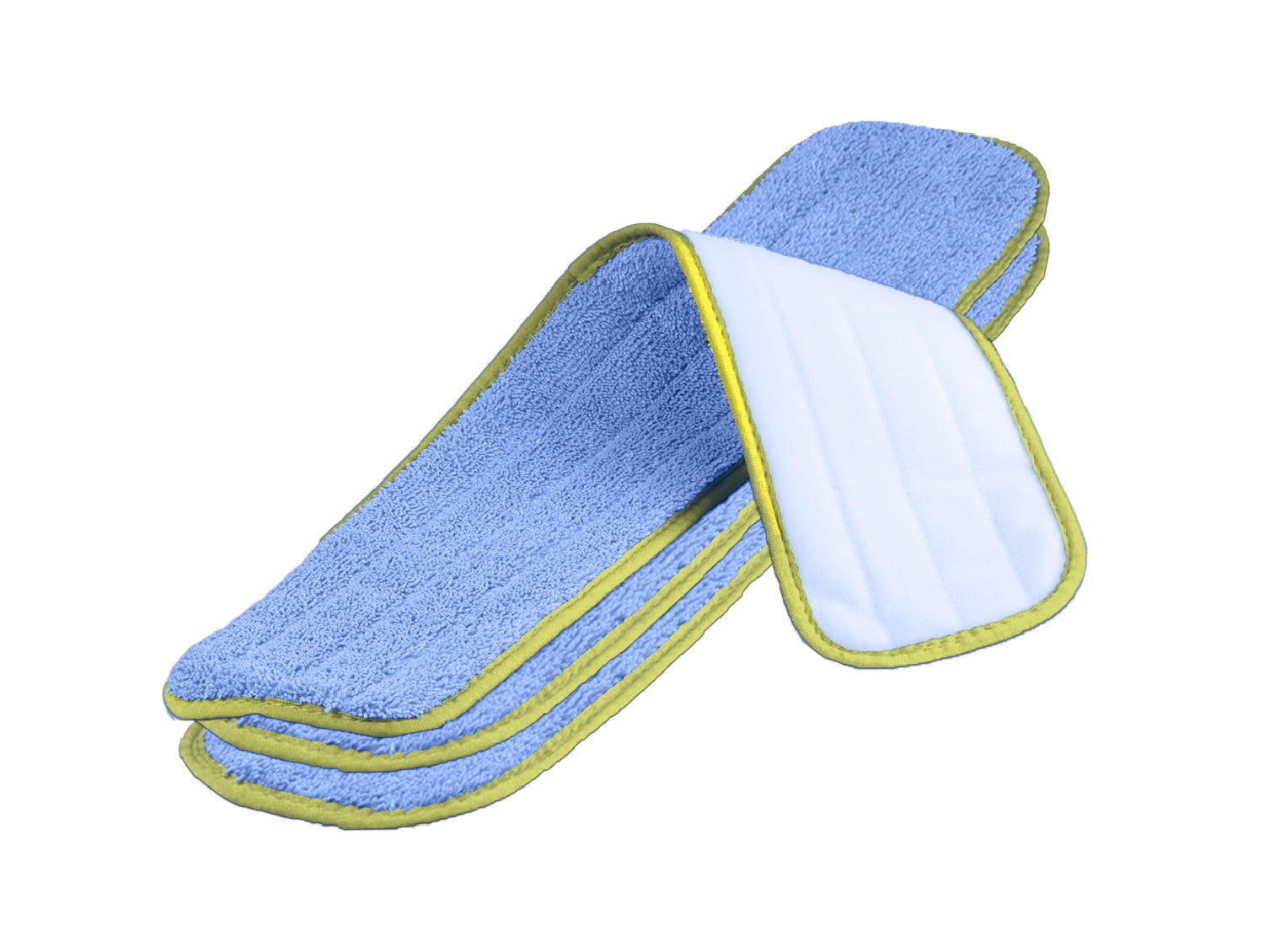 Almohadillas de microfibra de 24 pulgadas para mopas húmedas Grandes codificadas por colores para prevenir la contaminación cruzada MWMCC26-