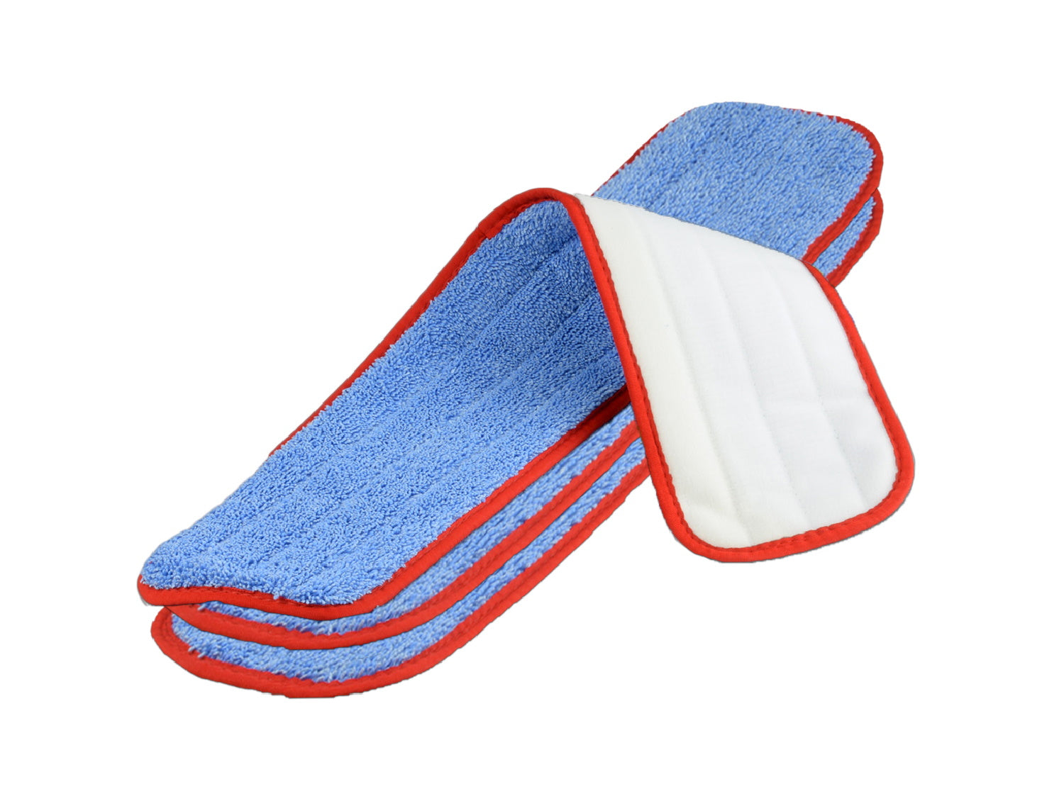 Almohadillas de microfibra de 24 pulgadas para mopas húmedas Grandes codificadas por colores para prevenir la contaminación cruzada MWMCC26-