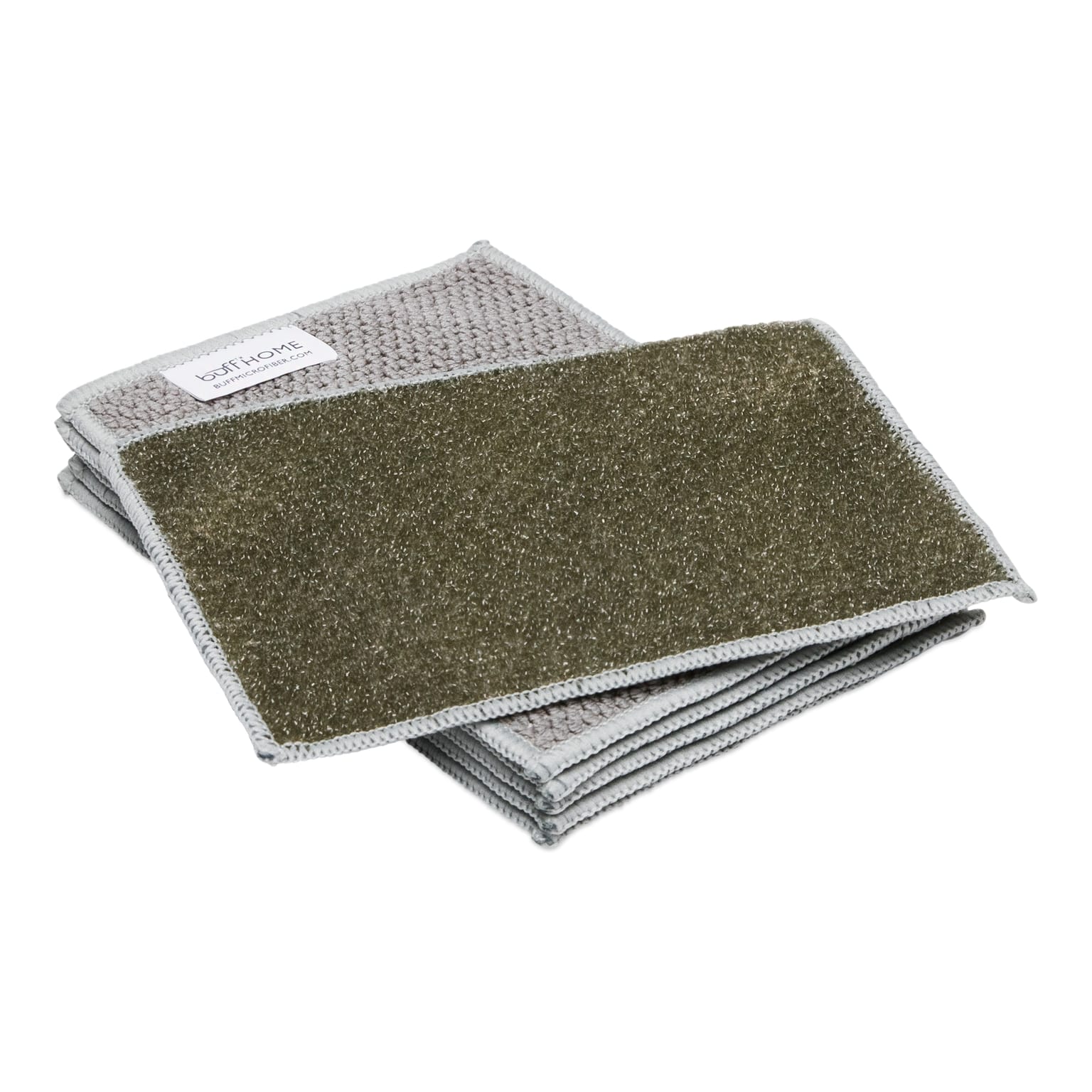 12x12 4PK M/F DISHCLOTH W SCRUBER - 24