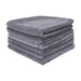 16 x 16 Gray Microfiber Towels For Cars 400 GSM