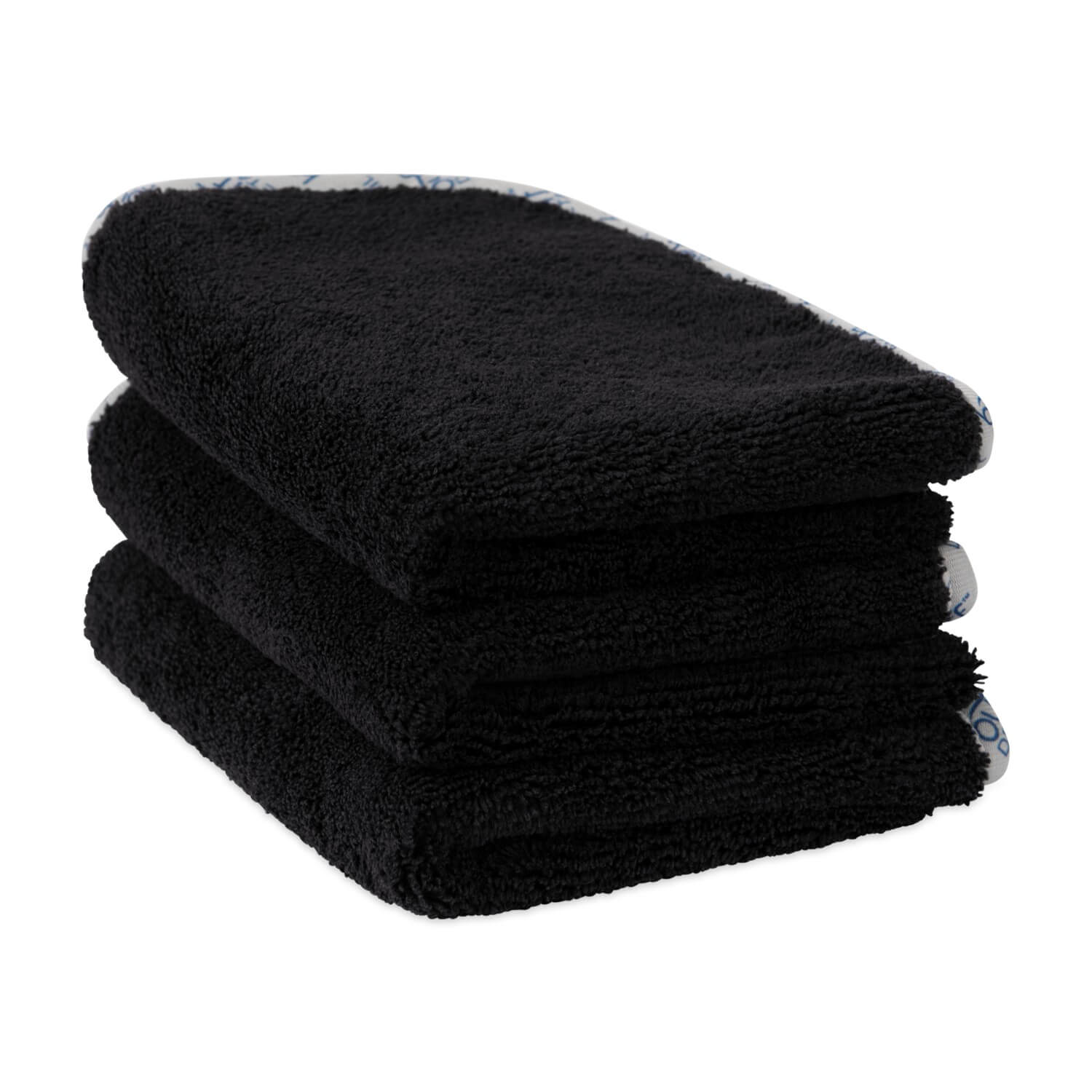 Black Microfiber Detailing Towels