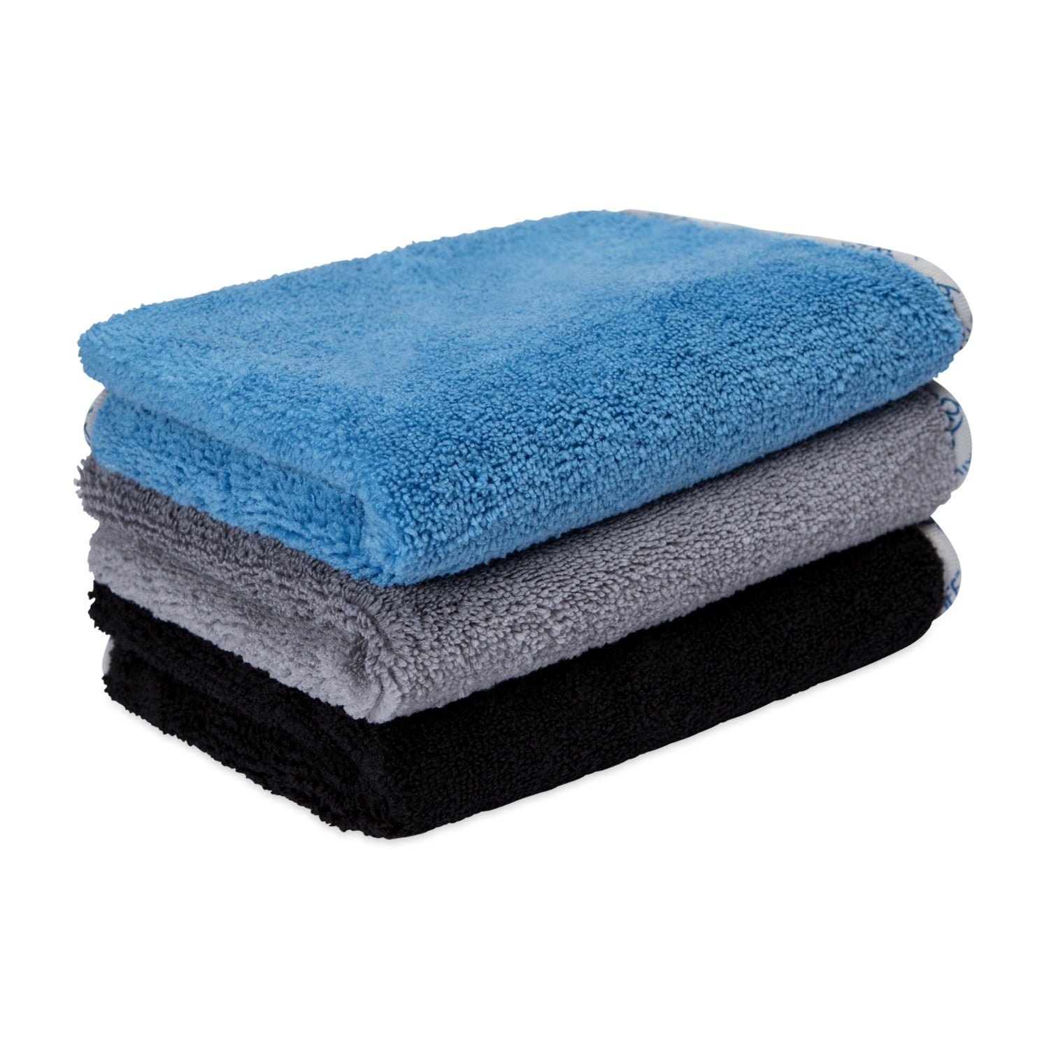 Premium Plush 16 x 24 Microfiber Towel Black