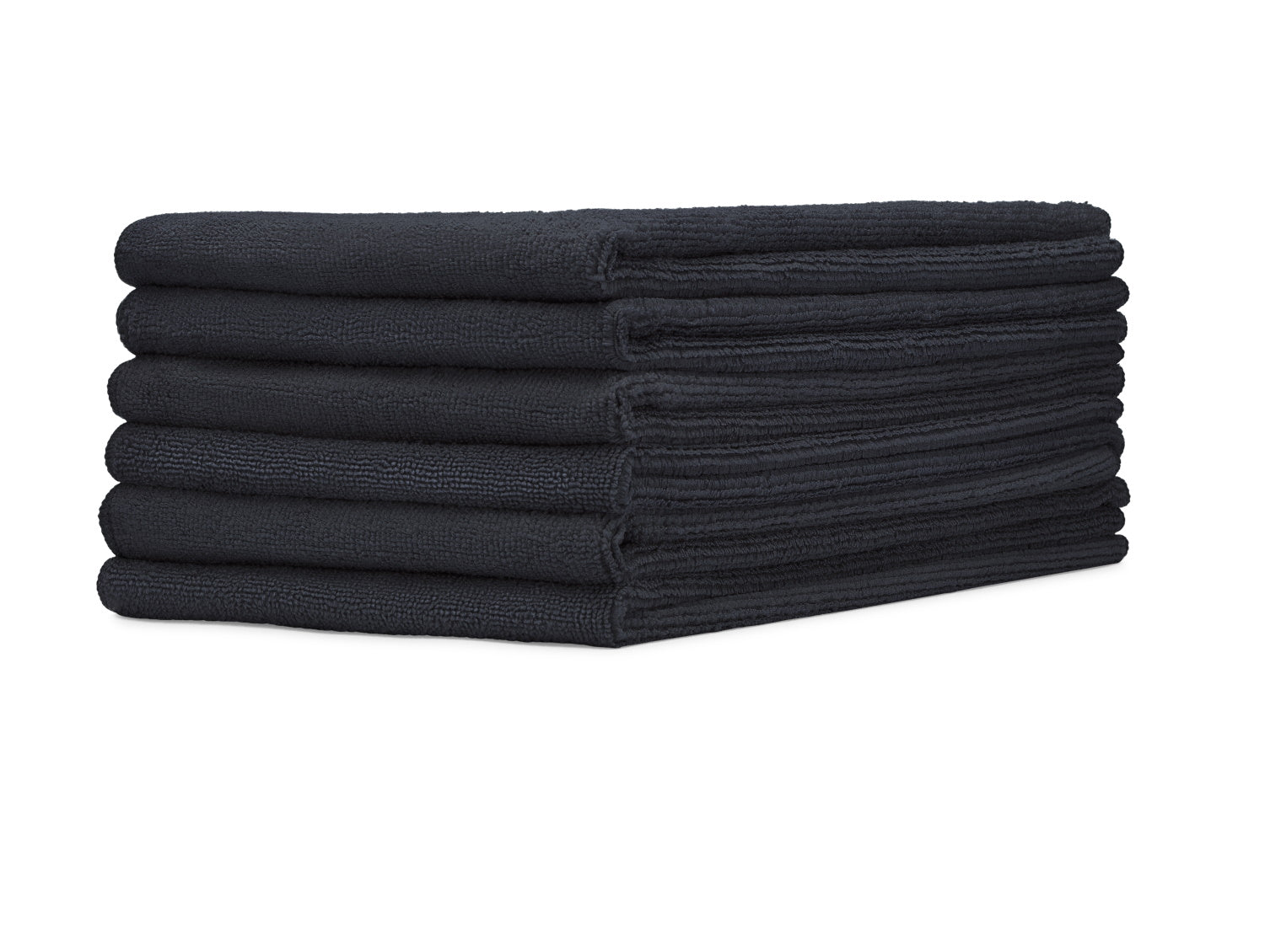 black microfiber towels