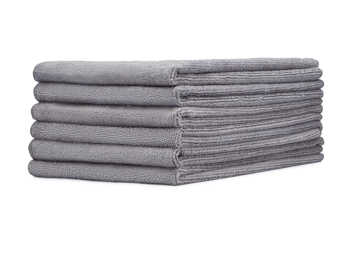 16 x 24 Microfiber Towels Gray 6 Pack