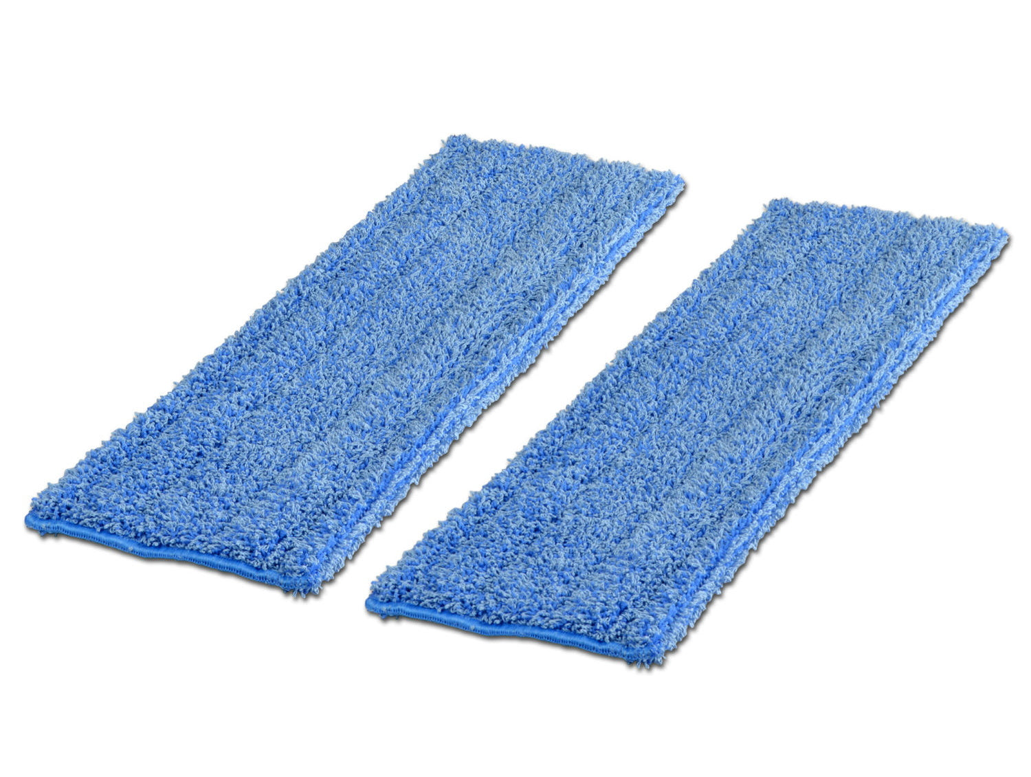 Lavex 18 Microfiber Wet / Dry Mop Kit with 12 Blue Pads