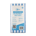 18" MWipes® Disposable Mop Pad - Blue Stripe - 25 Pack