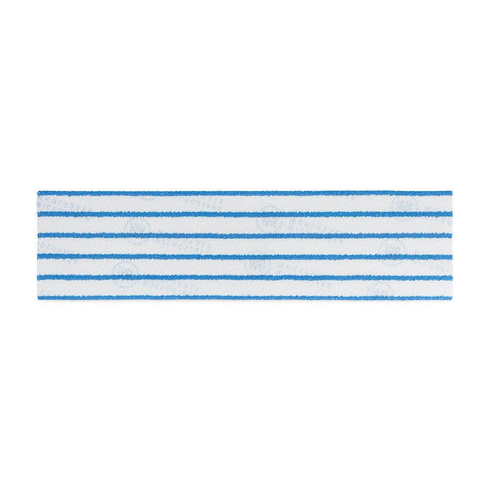 18" MWipes® Disposable Mop Pad - Blue Stripe - 25 Pack