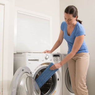 24 Inch Premium Wet Mop Pads Are Machine Washable Launderable 