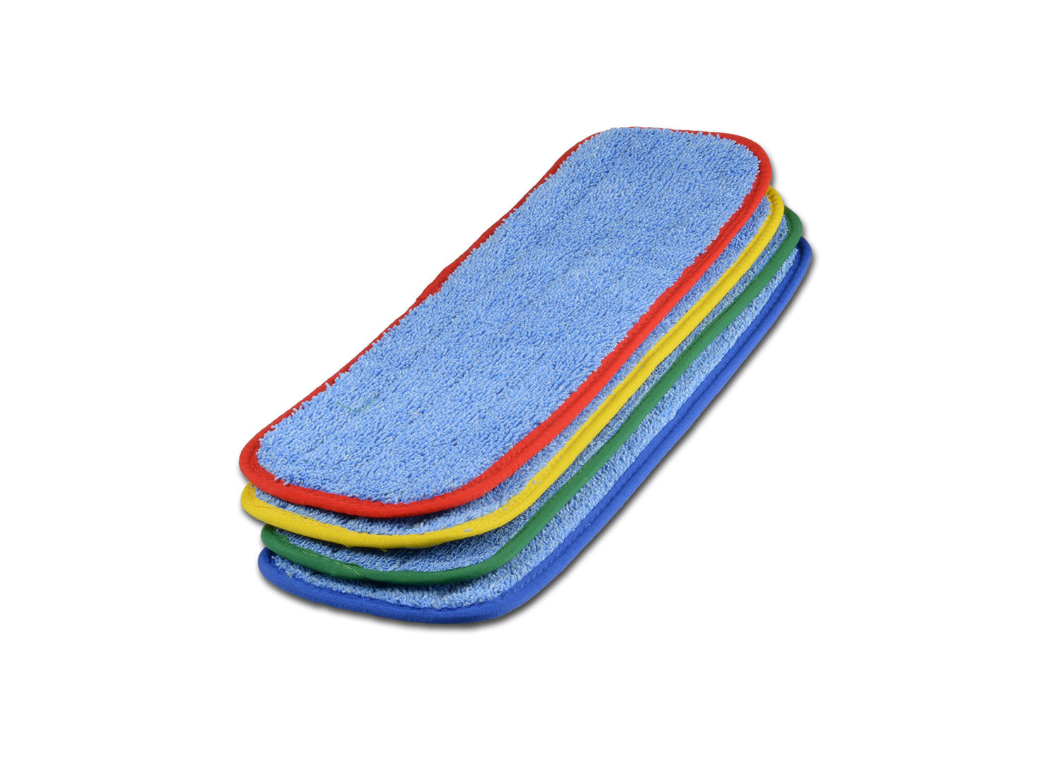 MWMCC-18 Inch Color Coded Microfiber Wet Mop Pads Prevent Cross Contamination