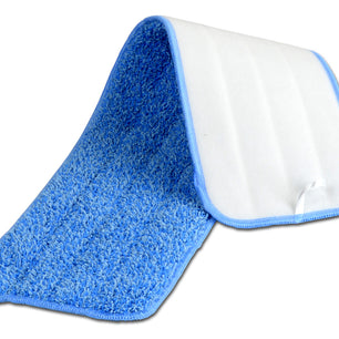 Paquete de 3 almohadillas de microfibra para mopa húmeda de 24 pulgadas