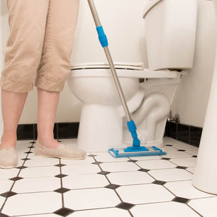 Almohadilla húmeda de microfibra premium de 10 pulgadas para el piso de baldosa del baño