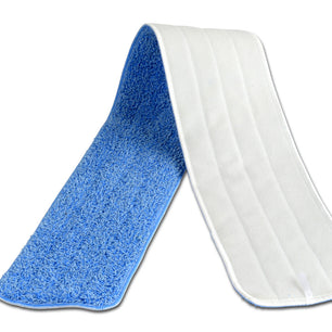 Almohadilla de microfibra para mopa húmeda de 48" - Paquete de 3 unidades