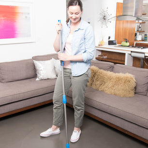 Mango telescópico de mopa húmeda de microfibra premium de 10 pulgadas