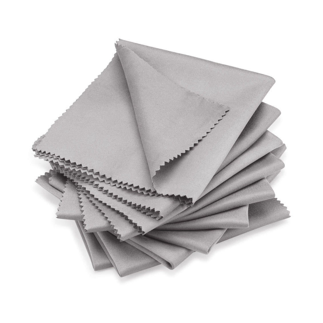 8" x 8" Gray Microfiber Silk Lens Cloth