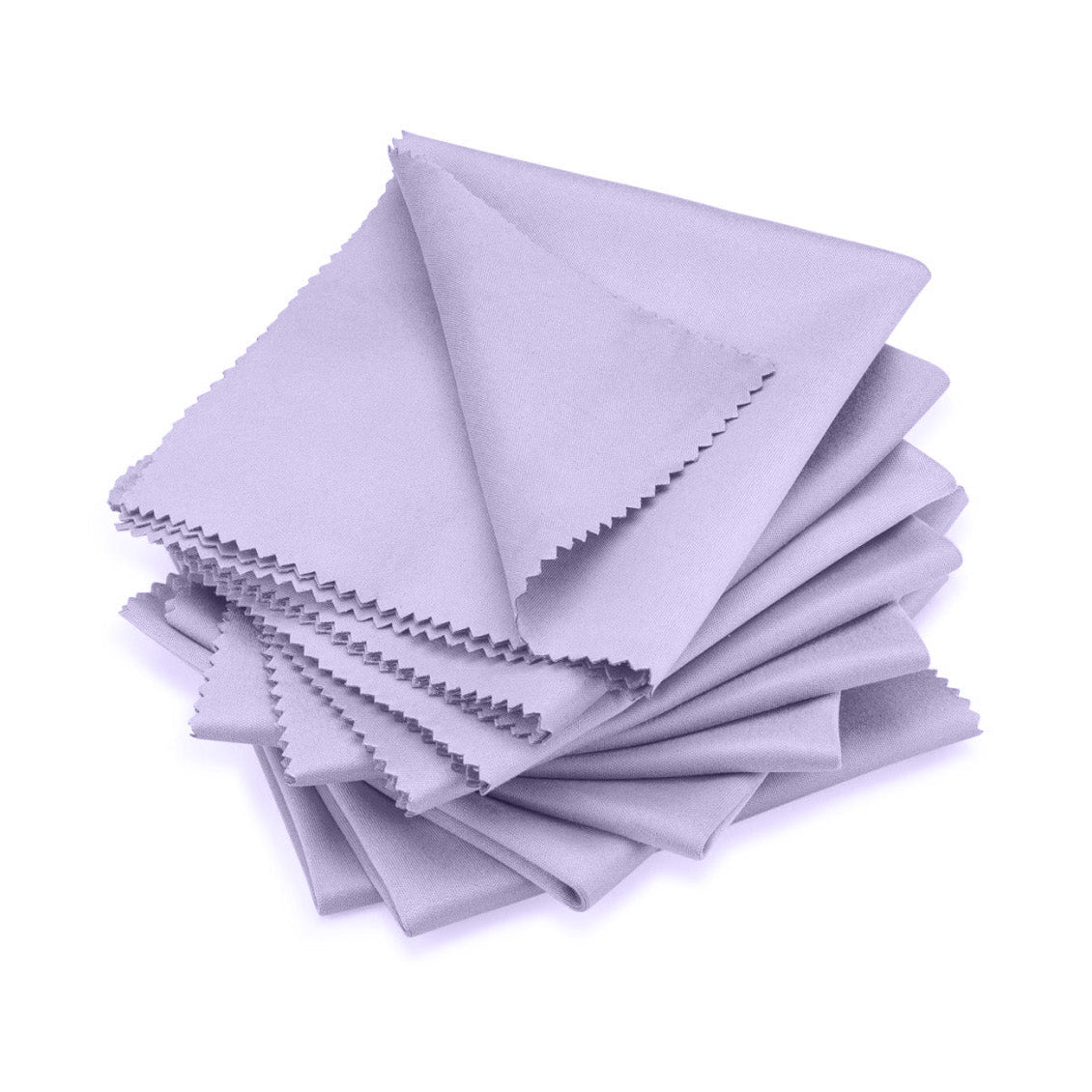 8" x 8" Lavender Microfiber Silk Lens Cloth