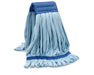 Blue Industrial Microfiber Wet Mop Head