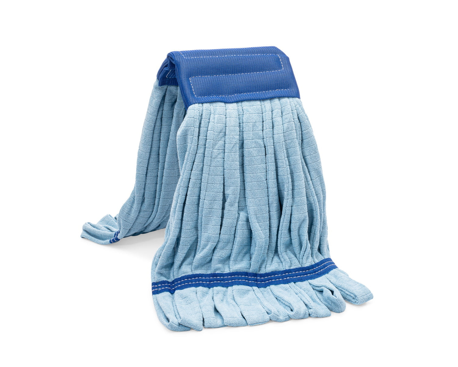 microfiber tube mop ribbed blue