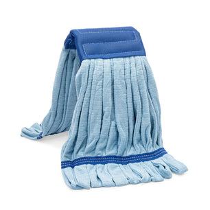 microfiber tube mop ribbed blue