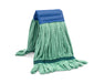 microfiber tube mop ribbed green