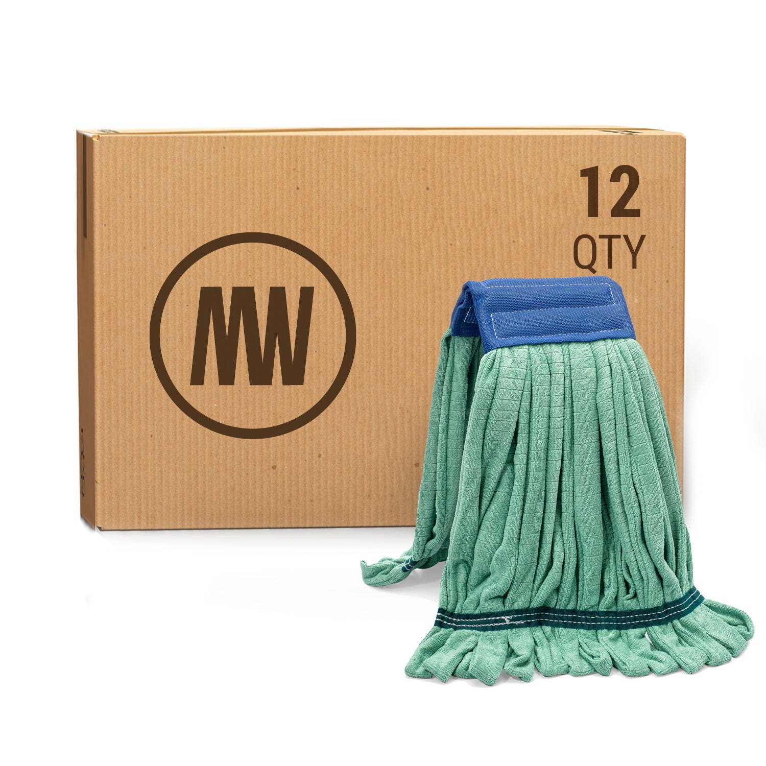 Large Commercial Microfiber Tube Mop - Case of 12