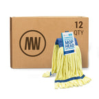 Large Commercial Microfiber Tube Mop - Case of 12