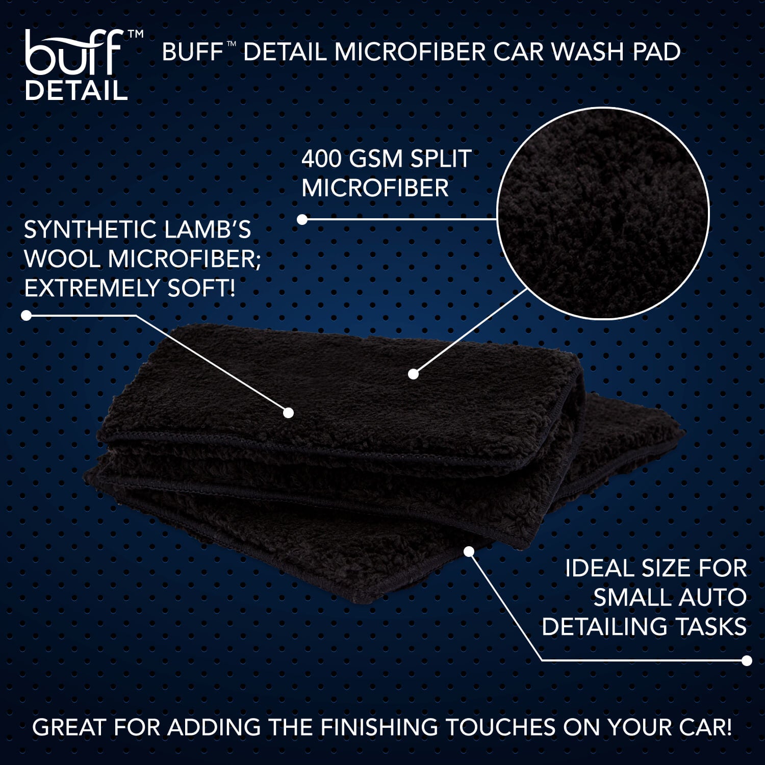 Buff™ Detail Microfiber Car Wash Pad